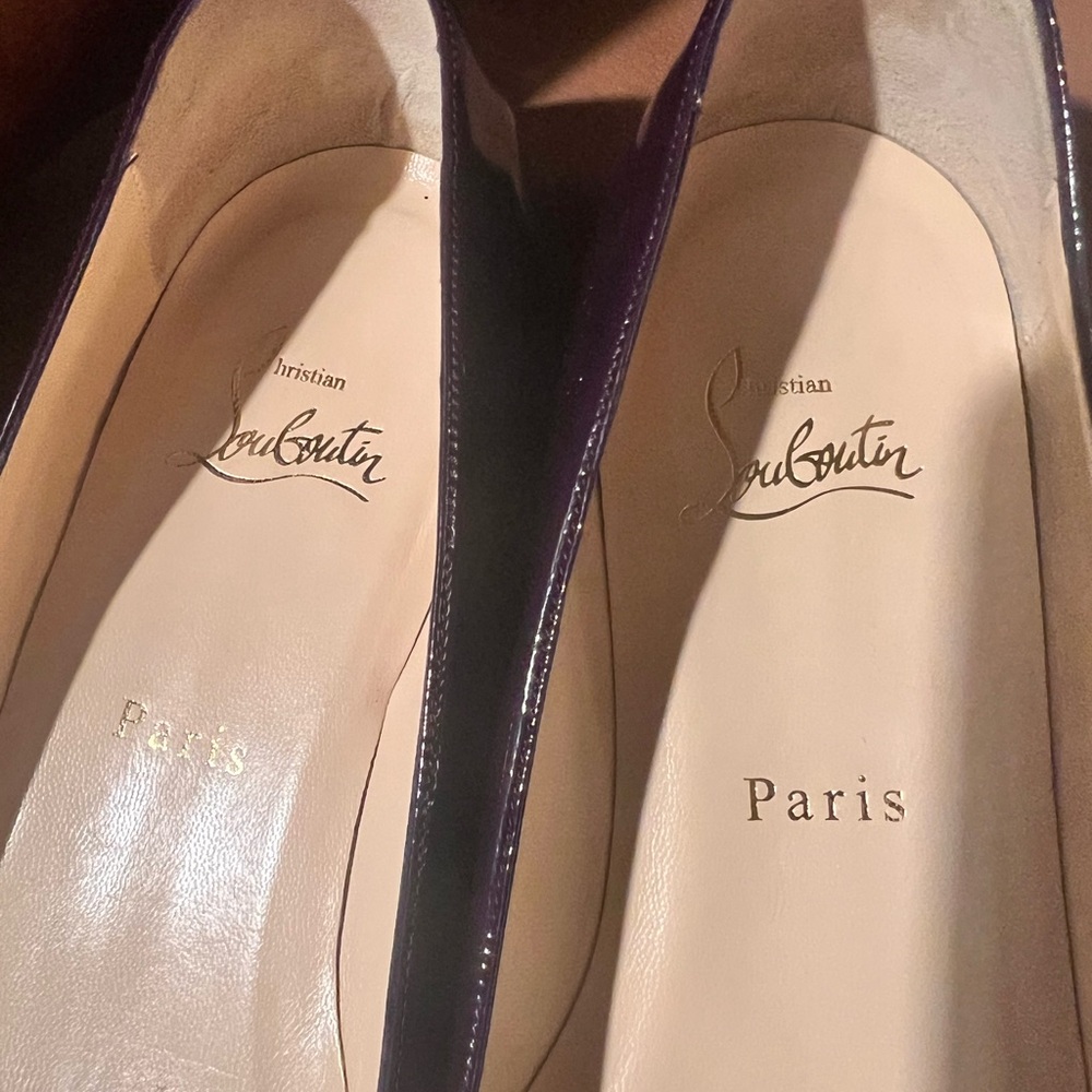 Christian Louboutin Purple Flats - Picture 5 of 11